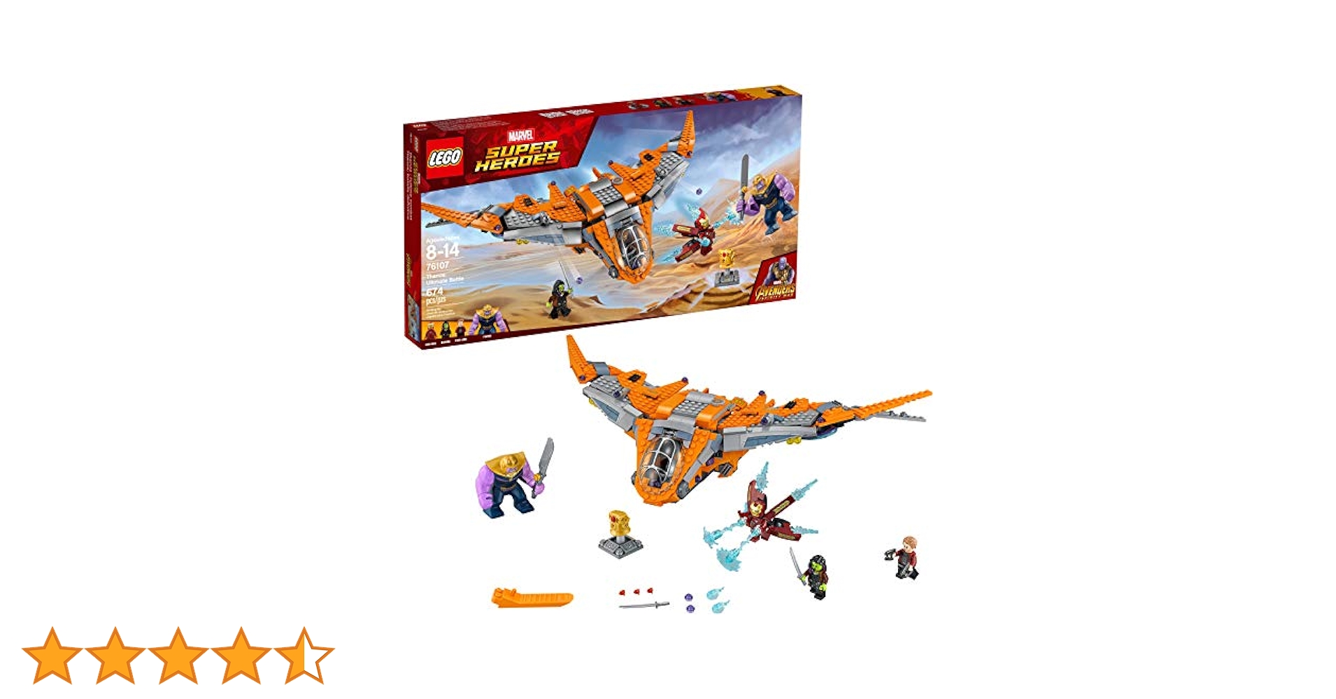 LEGO Marvel Super Heroes - Thanos: Ultimate Battle [76107
